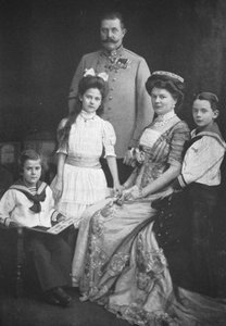The Archduke Francis Ferdinand of Austria and his family